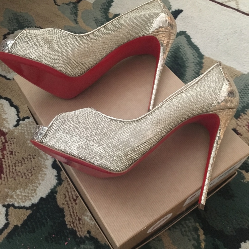 NWOT Christian Louboutin Very Rete Metal Filet - Picture 4 of 7
